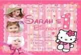 Hello Kitty 1st Birthday Invitations Sample Birthday Invitation Templates Free Premium