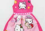 Hello Kitty Birthday Dresses for toddlers 2017 Summer Hello Kitty Dresses for Girls Princess