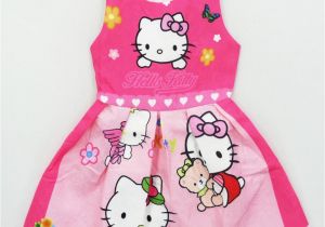 Hello Kitty Birthday Dresses for toddlers 2017 Summer Hello Kitty Dresses for Girls Princess