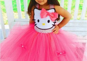 Hello Kitty Birthday Dresses for toddlers Hello Kitty Tutu Dress by Shopashleyskreations On Etsy