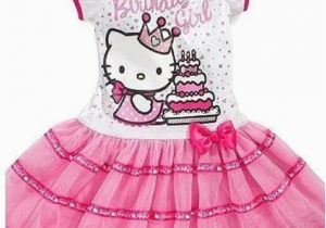 Hello Kitty Birthday Dresses for toddlers New Sanrio Hello Kitty Girls Pink 39 Birthday Girl 39 Tutu