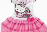 Hello Kitty Birthday Girl Dress New Sanrio Hello Kitty Girls Pink 39 Birthday Girl 39 Tutu