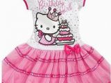 Hello Kitty Birthday Girl Dress New Sanrio Hello Kitty Girls Pink 39 Birthday Girl 39 Tutu