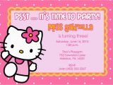 Hello Kitty Birthday Invitation Maker 40th Birthday Ideas Birthday Invitation Templates Hello