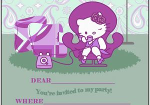 Hello Kitty Birthday Invitation Maker Birthday Invitation Maker Hello Kitty Template Resume