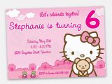 Hello Kitty Birthday Invitation Maker Hello Kitty Birthday Invitation Wording Best Party Ideas