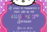 Hello Kitty Birthday Invitation Maker Hello Kitty Birthday Invitations Oxsvitation Com