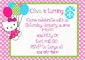 Hello Kitty Birthday Invitations Free Download Free Hello Kitty Invitation Template