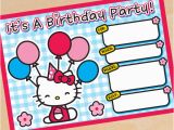 Hello Kitty Birthday Invitations Free Download Free Printable Hello Kitty Birthday Invitation