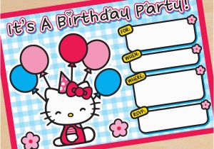 Hello Kitty Birthday Invitations Free Download Free Printable Hello Kitty Birthday Invitation