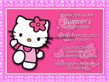 Hello Kitty Birthday Invites Free Hello Kitty Birthday Invitations Downloadable