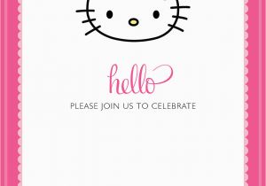 Hello Kitty Birthday Invites Free Printable Hello Kitty Birthday Invitations Free