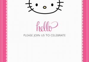 Hello Kitty Birthday Invites Free Printable Hello Kitty Birthday Invitations Free