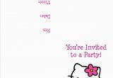 Hello Kitty Birthday Invites Free Printables Hello Kitty Free Printable Birthday Party Invitation