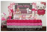 Hello Kitty Decoration Ideas Birthday Kara 39 S Party Ideas Pink and Grey Hello Kitty themed