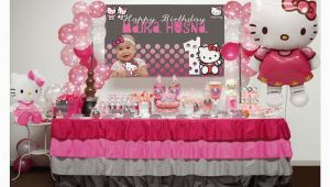 Hello Kitty Decoration Ideas Birthday Kara 39 S Party Ideas Pink and Grey Hello Kitty themed