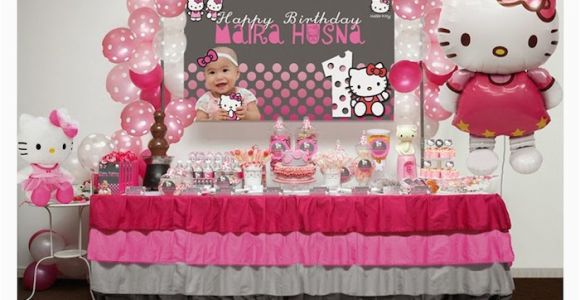 Hello Kitty Decoration Ideas Birthday Kara 39 S Party Ideas Pink and Grey Hello Kitty themed