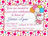 Hello Kitty First Birthday Invitations Diy Printable Hello Kitty Birthday Invitation Thank You Set