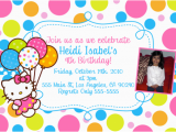 Hello Kitty First Birthday Invitations Free Printable Hello Kitty Birthday Party Invitations