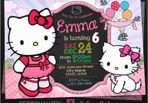 Hello Kitty Personalized Birthday Invitations 8 Hello Kitty Photo Invitations Designs Templates