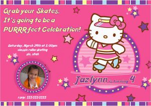 Hello Kitty Personalized Birthday Invitations Hello Kitty Photo Birthday Invitations Drevio