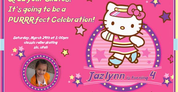 Hello Kitty Personalized Birthday Invitations Hello Kitty Photo Birthday Invitations Drevio