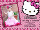 Hello Kitty Photo Birthday Invitations Free Printable Hello Kitty Photo Birthday Invitations