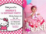 Hello Kitty Photo Birthday Invitations Hello Kitty Birthday Party Ideas Pink Lover
