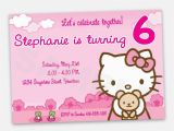 Hello Kitty Photo Birthday Invitations Hello Kitty First Birthday Invitations Best Party Ideas