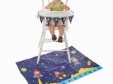 High Chair Decorations 1st Birthday Boy Boys 1st First Birthday Rocket Space 2pce High Chair