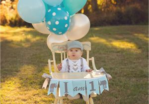 High Chair Decorations for 1st Birthday 1st Birthday Boy I Am One Highchair Banner I Am 1 High