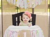 High Chair Decorations for 1st Birthday Girls High Chair Banner First Birthday Party Supplies