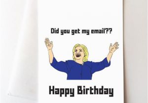 Hillary Clinton Birthday Card Hillary Clinton Happy Birthday Card