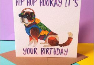 Hip Hop Birthday Cards Hip Hop Card Dj Birthday Card Dog Card