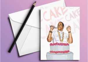 Hip Hop Birthday Cards Jay Z Birthday Card 39 Pound Cake 39 Hip Hop Rap Cards