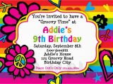 Hippie Birthday Invitations Hippie Birthday Invitations Best Party Ideas