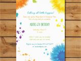 Hippie Birthday Invitations Hippie Birthday Party Invitations Tie Dye by Sugarhouseink