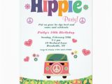Hippie Birthday Invitations Hippie Party Invitation Zazzle
