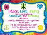 Hippie Birthday Invitations Hippie Party Invitations