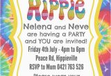 Hippie Birthday Invitations Hippie Party Invite Invitation Custom Made Digital