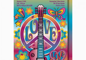 Hippie Birthday Invitations Retro Birthday Invitation Hippie Birthday Party 60 39 S