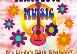 Hippie Invitations Birthday Party Hippie Birthday Invitation Tie Dye Invitation 60s