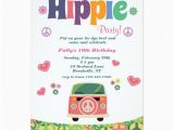 Hippie Invitations Birthday Party Hippie Party Invitation Zazzle