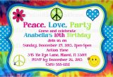 Hippie Invitations Birthday Party Hippie Party Invitations