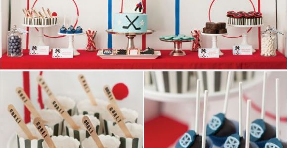 Hockey Birthday Decorations Hockey Party On Pinterest Hockey Birthday Hockey