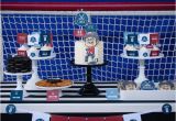 Hockey Birthday Decorations Kara 39 S Party Ideas Hockey themed Birthday Party