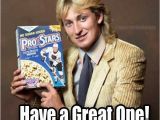 Hockey Birthday Memes Wayne Gretzky Cereal 1984 Pro Stars Cereal Commercial