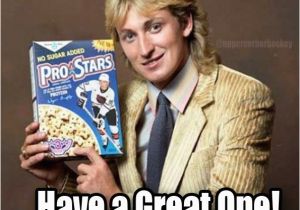 Hockey Birthday Memes Wayne Gretzky Cereal 1984 Pro Stars Cereal Commercial