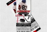 Hockey Ticket Birthday Invitations Hockey Ticket Invitations Free Thank You Card Birthday