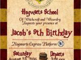 Hogwarts Birthday Invitation Template Harry Potter Gryffindor Birthday Invitation Invitacion De